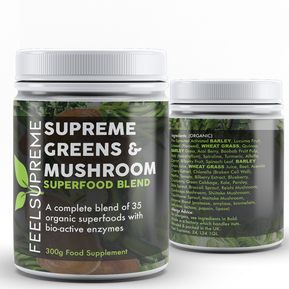 Supreme Greens and Mushroom Blend | Daily Greens Blend