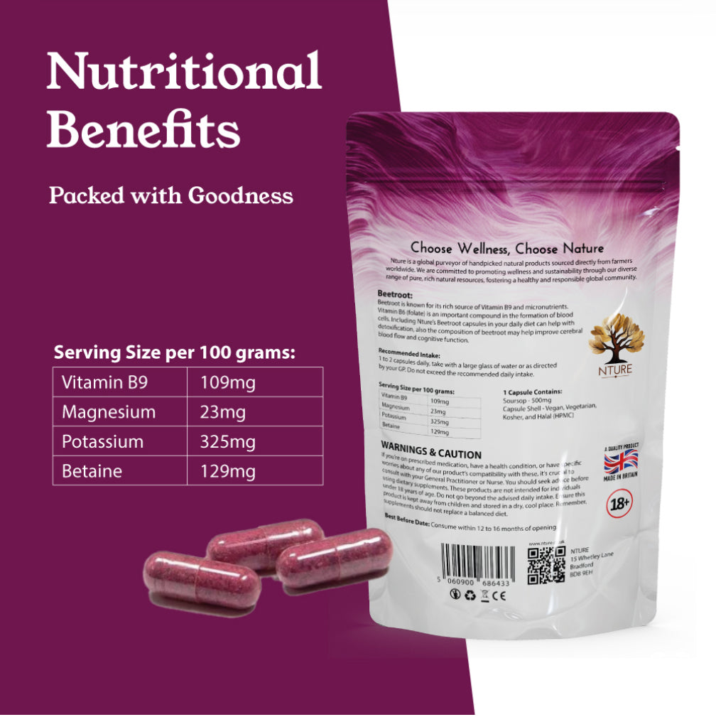 NTURE Beetroot capsules