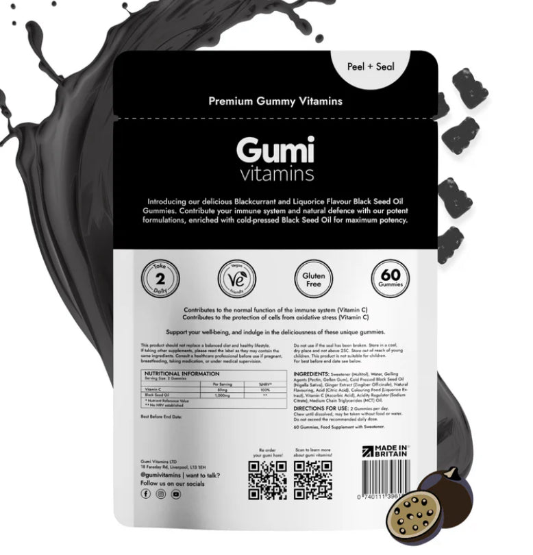 Black Seed Oil Gumi Vitamins
