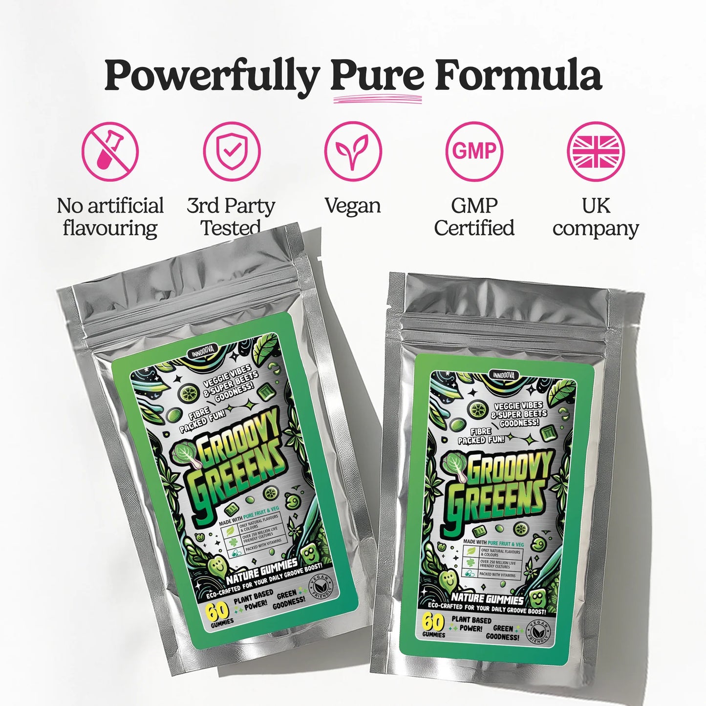 Innooova Grooovy Greeens Gummies