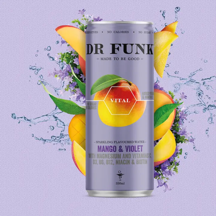 Dr Funk: Mango & Violet with Magnesium and 6 Essential Nutrients