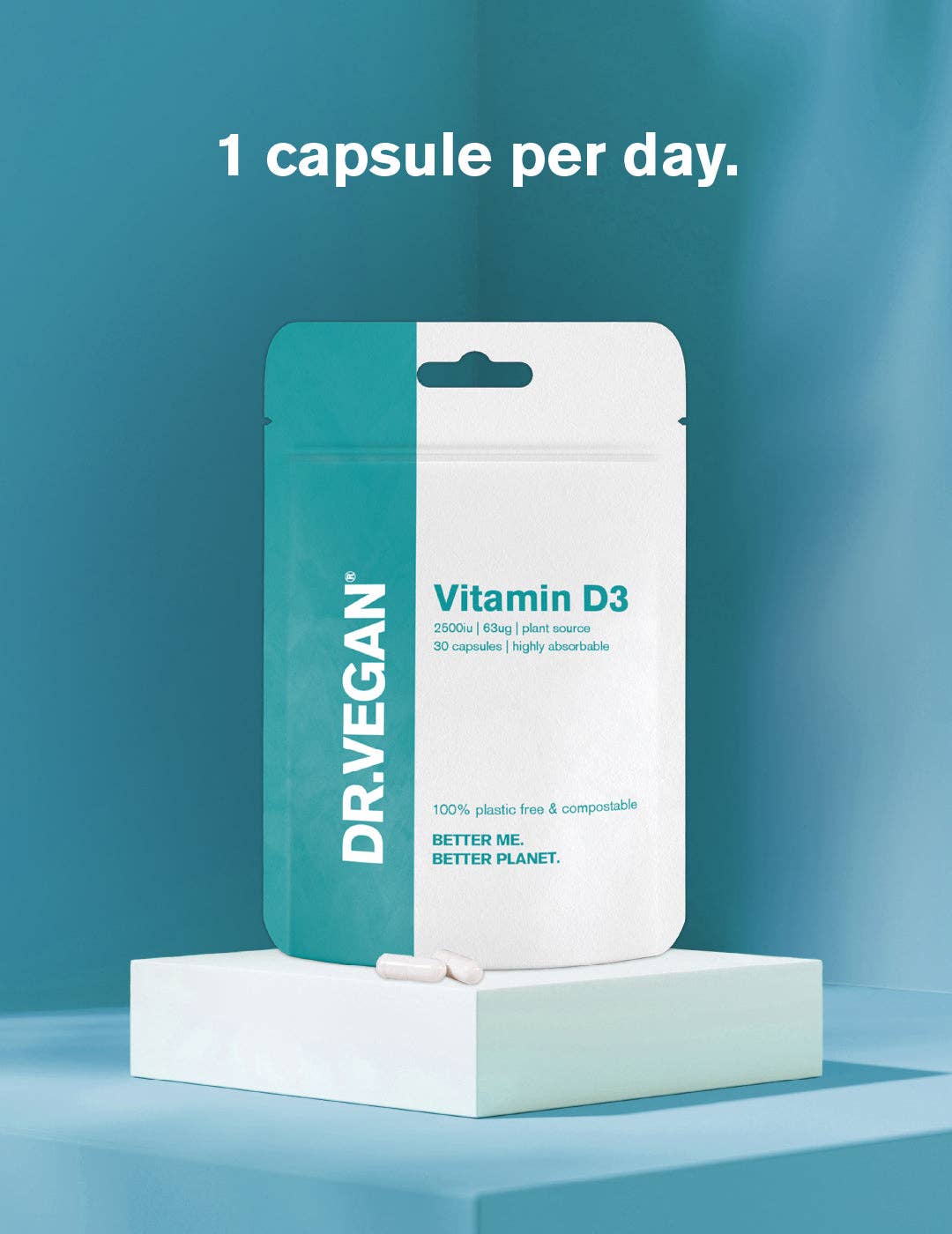 Vitamin D3 | 2500iu (63μg) | 30 Capsules | Highly Absorbable