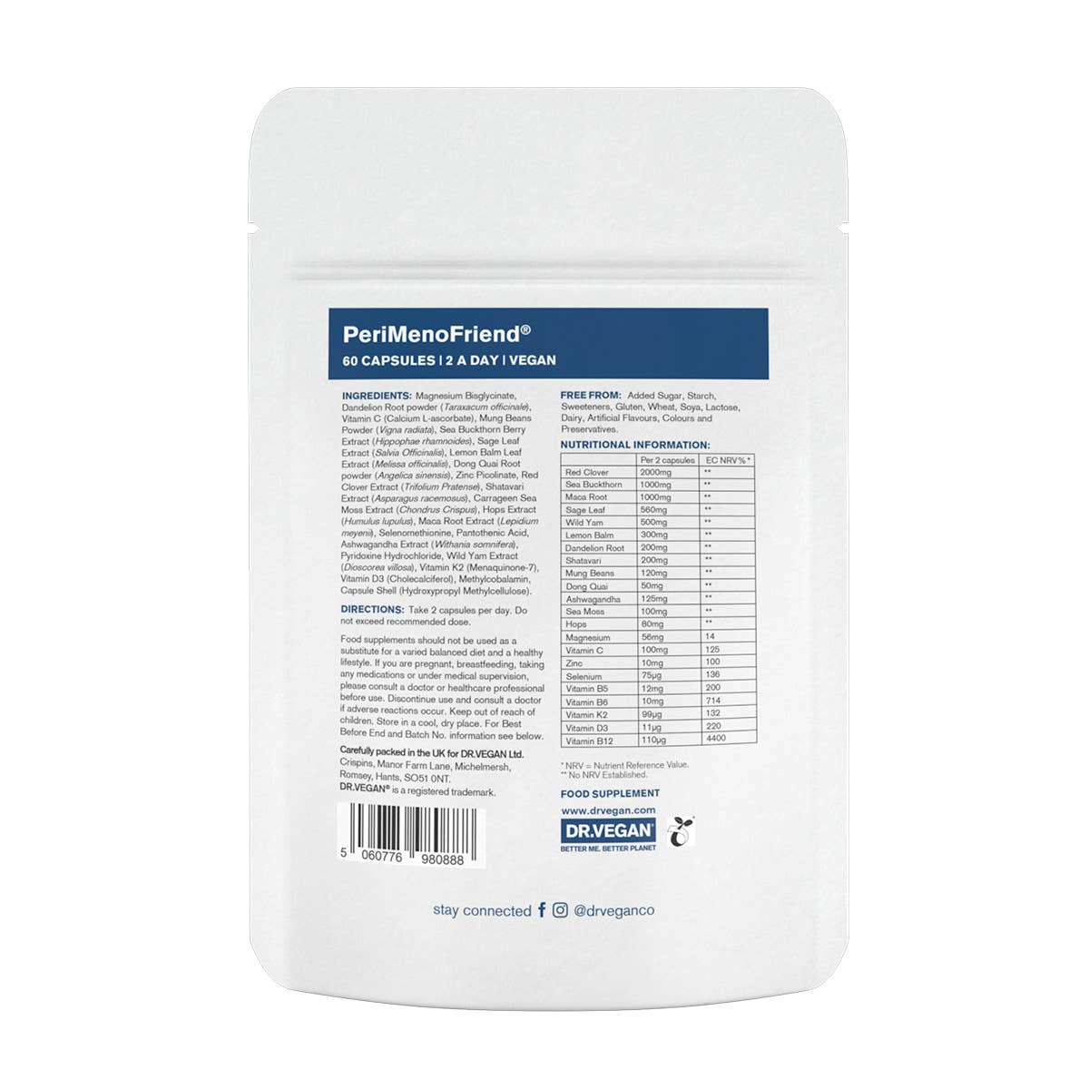 PeriMenoFriend® | 60 Capsules | Peri-Menopause Symptoms
