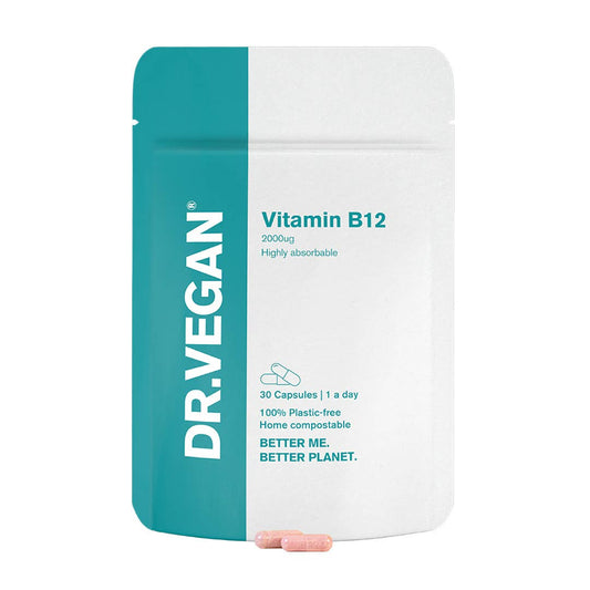 Vitamin B12 | 30 Capsules | Highly Absorbable | Vegan