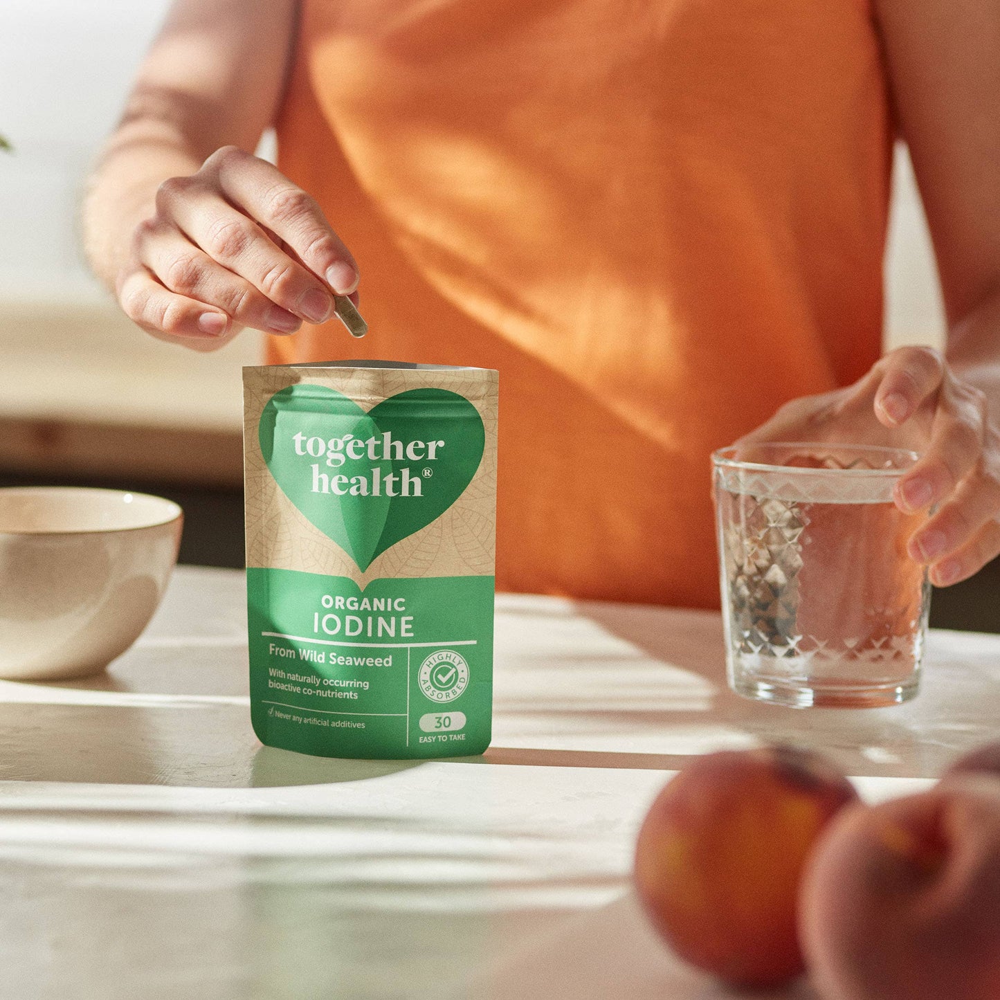 Iodine Supplement – Together Health - Organic – 30 Capsules