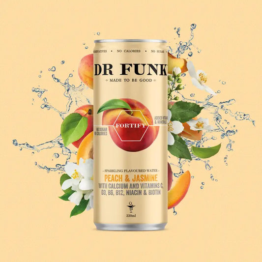 Dr Funk: Peach & Jasmine Flavoured Water with 7 Essential Nutrients