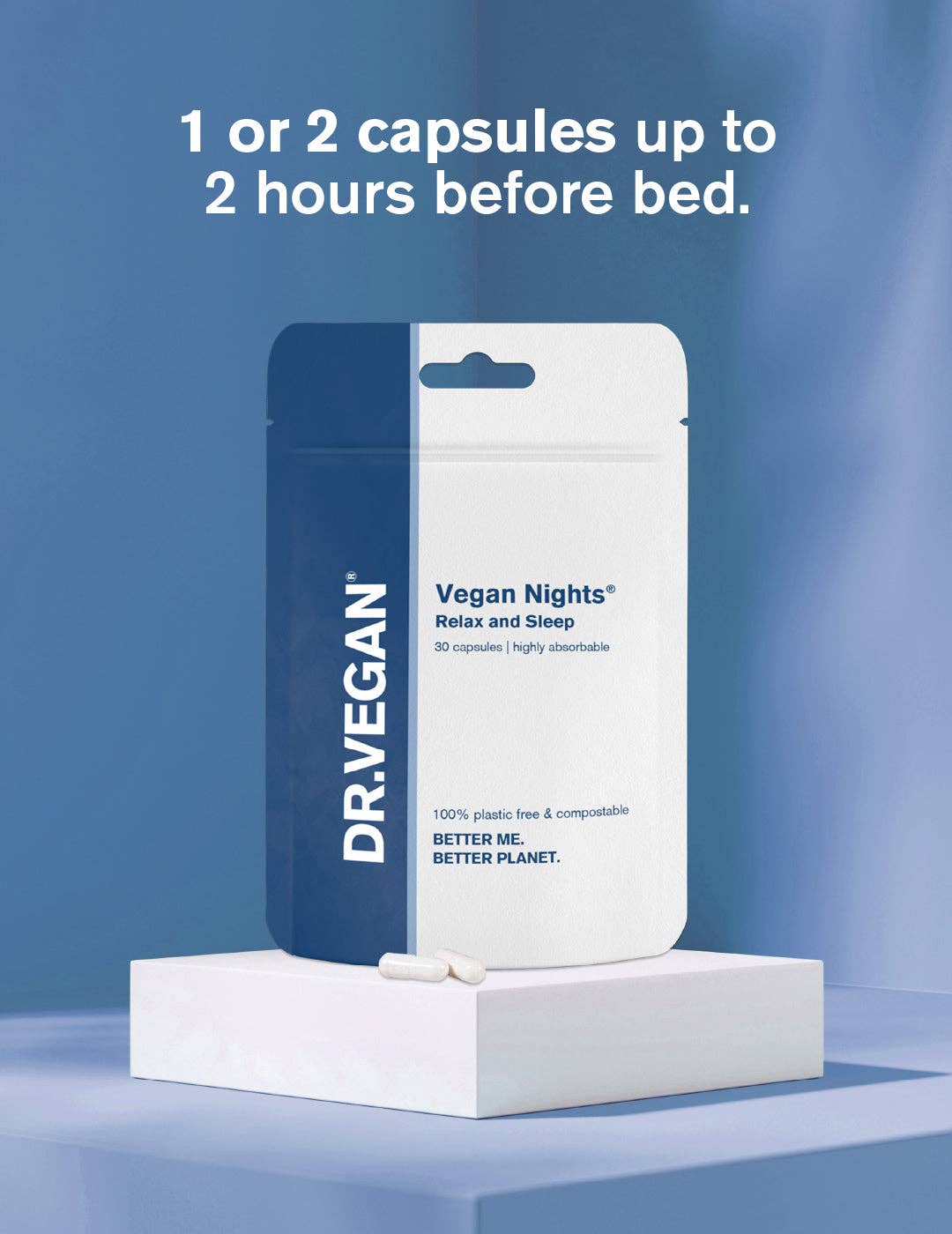Vegan Nights® | 30 Capsules | Better, Deeper Sleep