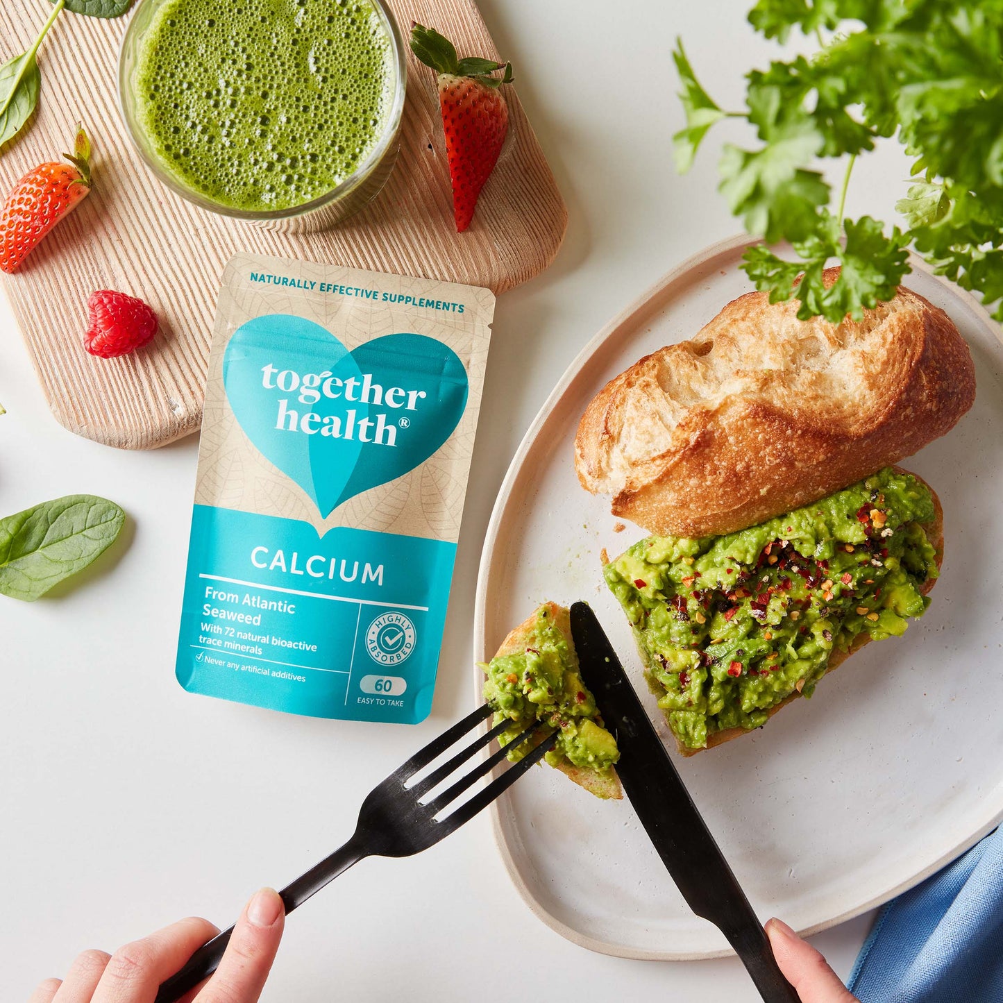 Calcium – Vegan Calcium Supplement – Together Health -  60 Capsules