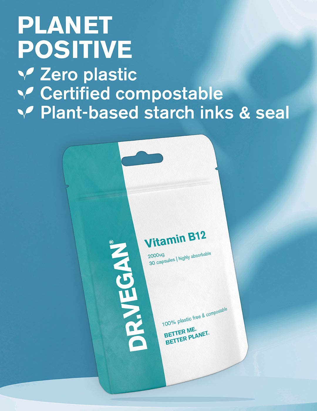 Vitamin B12 | 30 Capsules | Highly Absorbable | Vegan