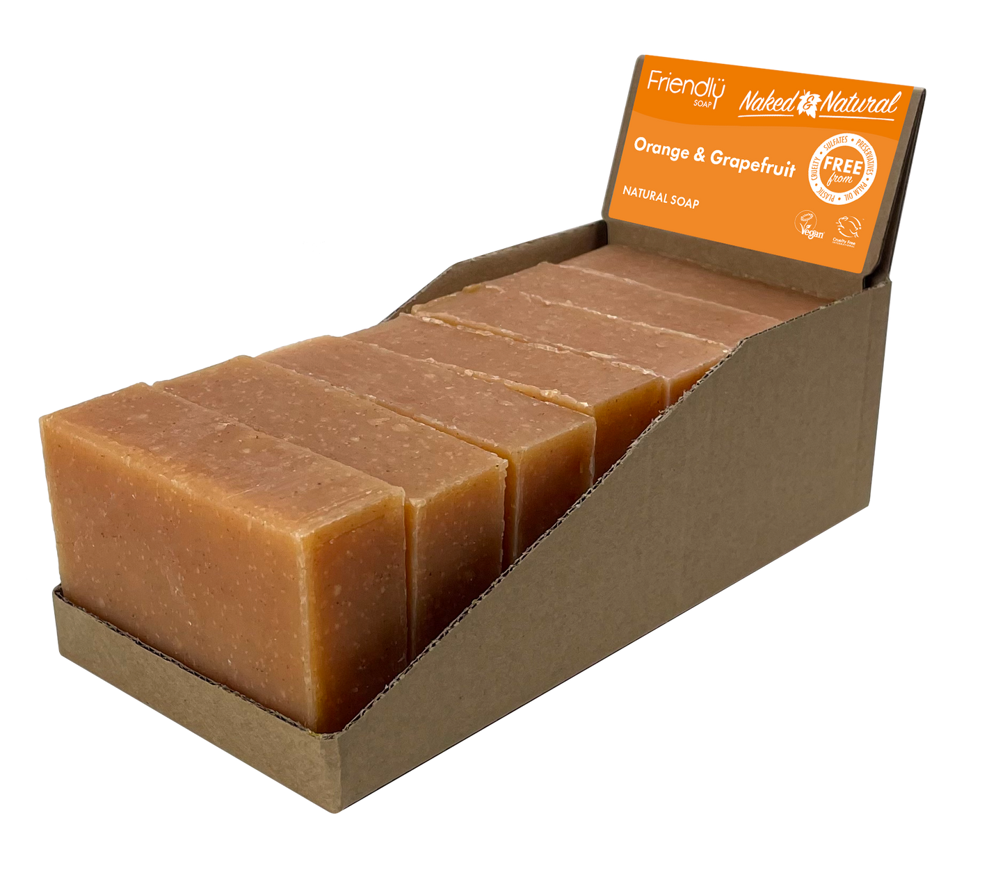 Orange & Grapefruit - Naked and Natural - Bath Soap