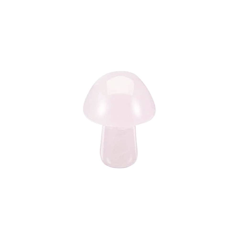 Crystal Mushroom, 2cm: Rose Quartz