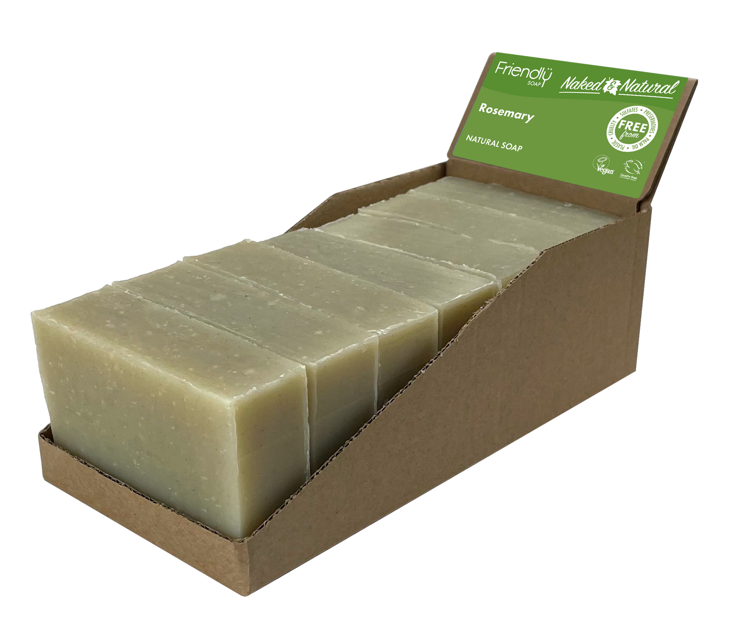 Rosemary - Vegan Naked and Natural Soap Bar