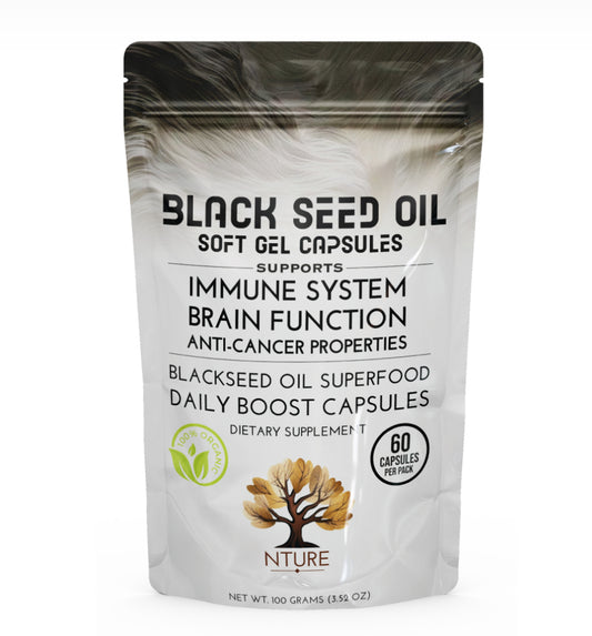 NTURE Black seed oil soft gel capsules
