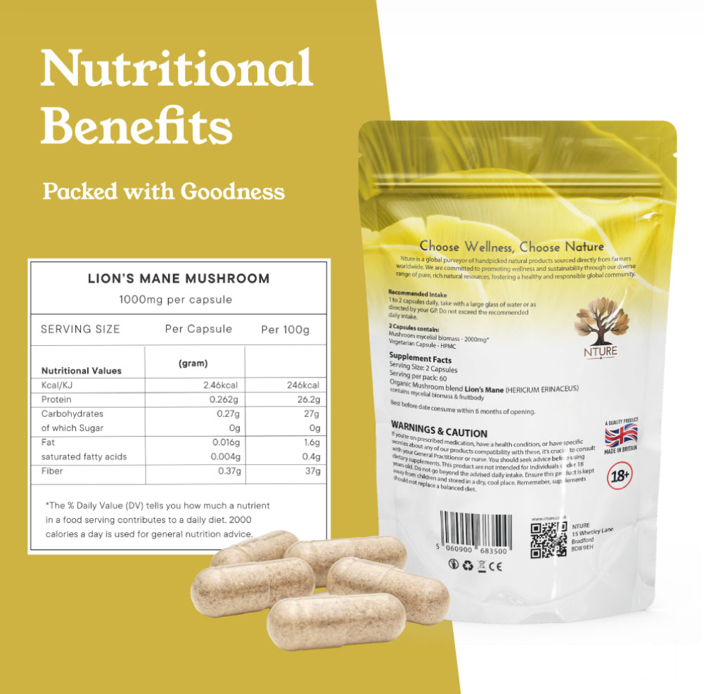 NTURE Lions mane capsules