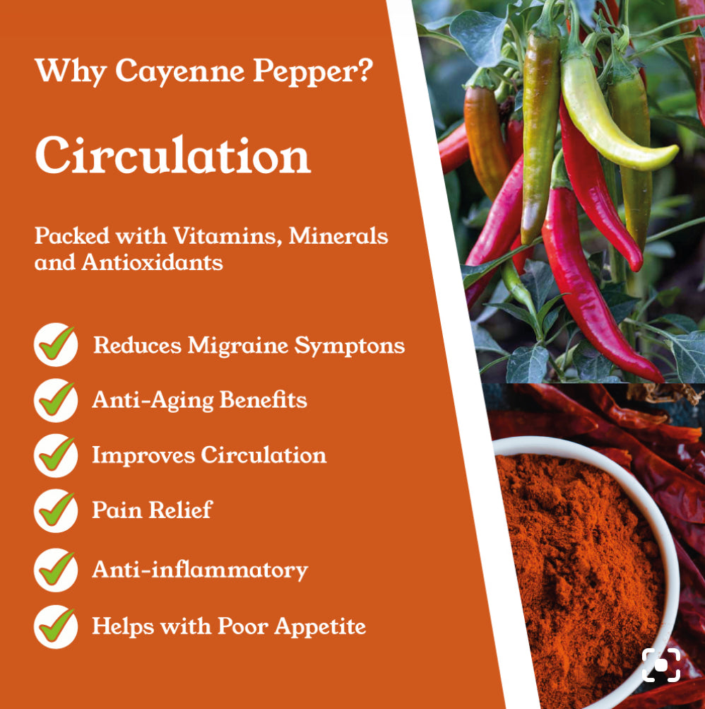 NTURE Cayenne Pepper Capsules