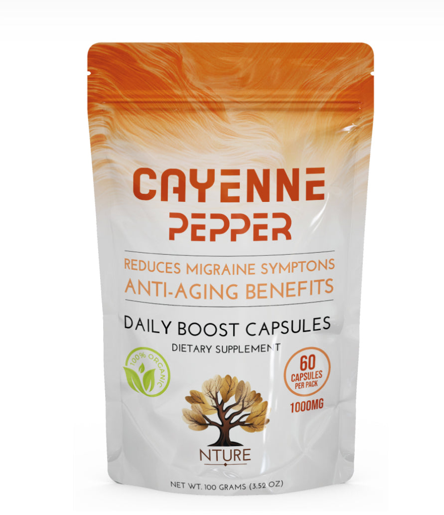 NTURE Cayenne Pepper Capsules