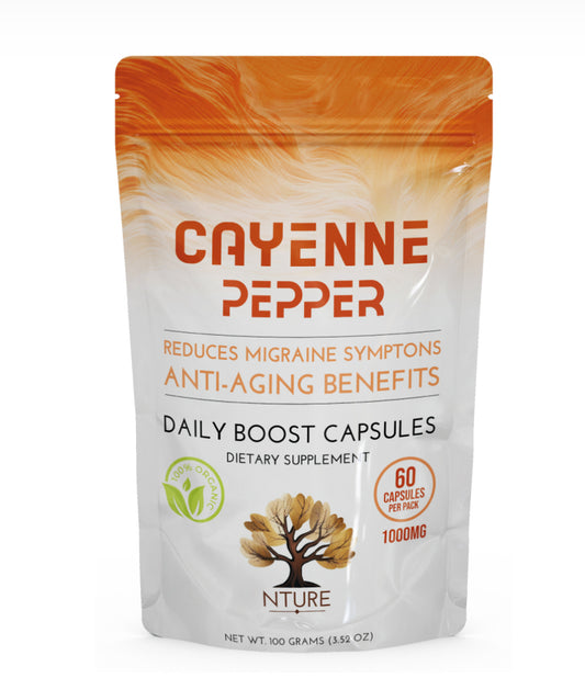 NTURE Cayenne Pepper Capsules