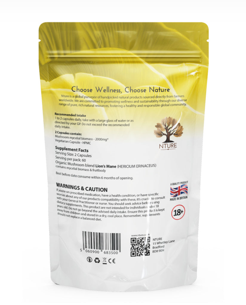NTURE Lions mane capsules