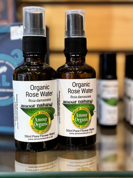 Rose Flower Water, organic: 50ml