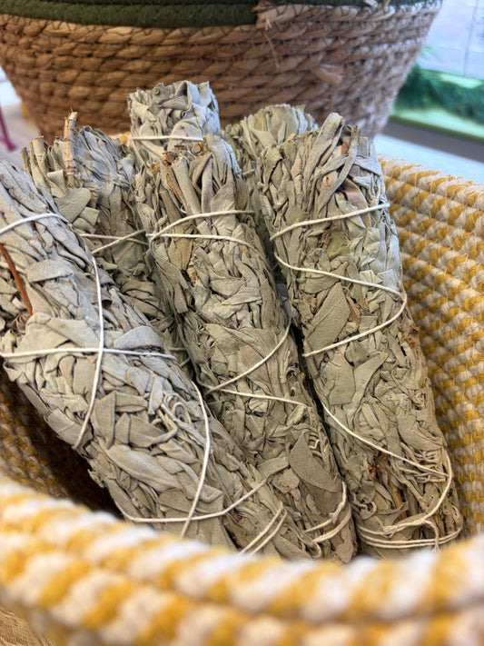 Smudge Stick, White Sage 6"