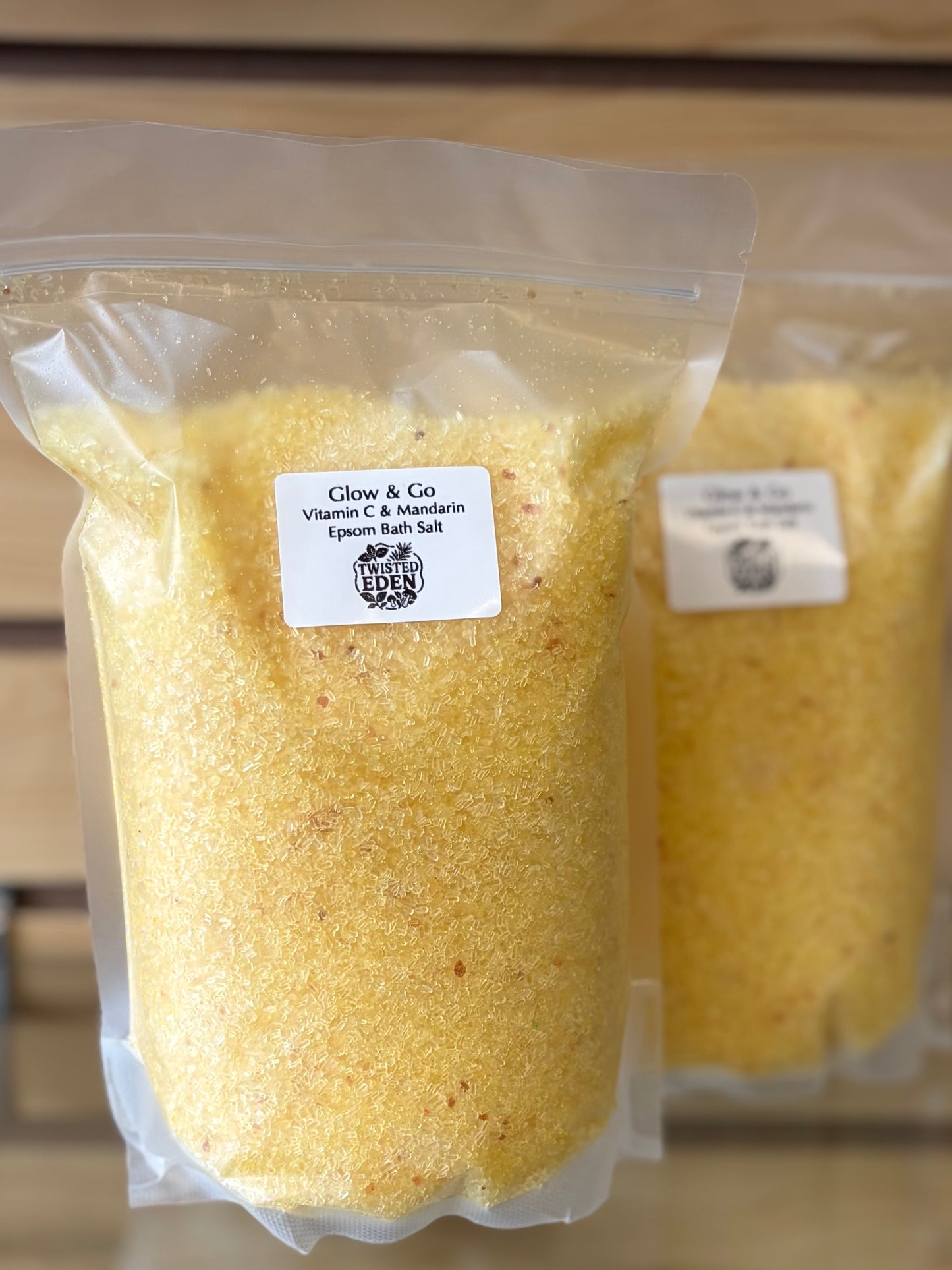 Vitamin C & Mandarin Epsom Bath Salt – Glow & Go 800g
