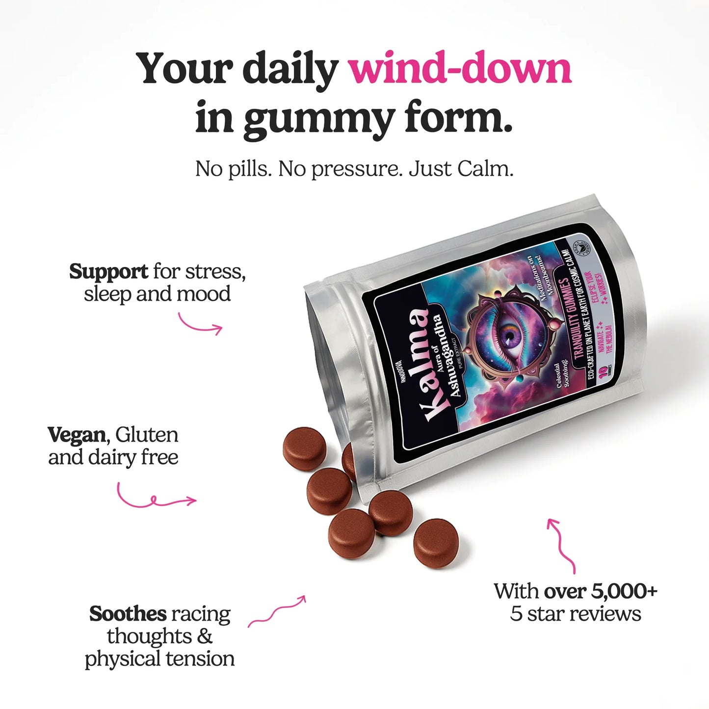 Innooova Kalma Pure Ashwaghanda Extract Gummies