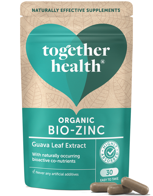 Zinc Supplement – Vegan – Together Health - 30 Capsules