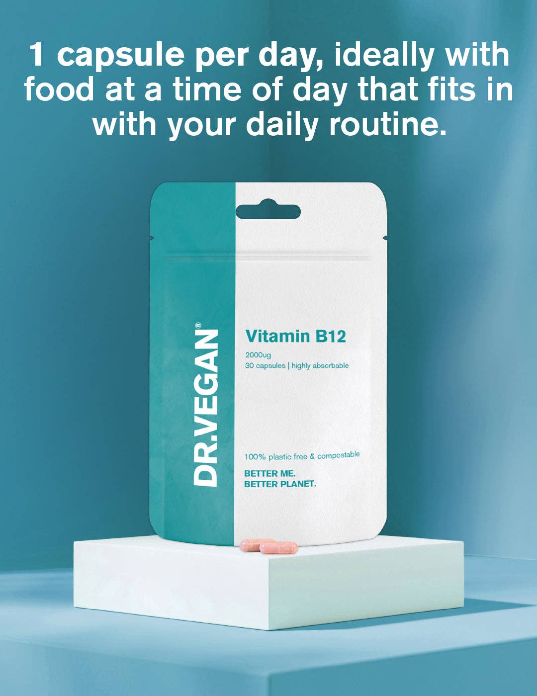 Vitamin B12 | 30 Capsules | Highly Absorbable | Vegan