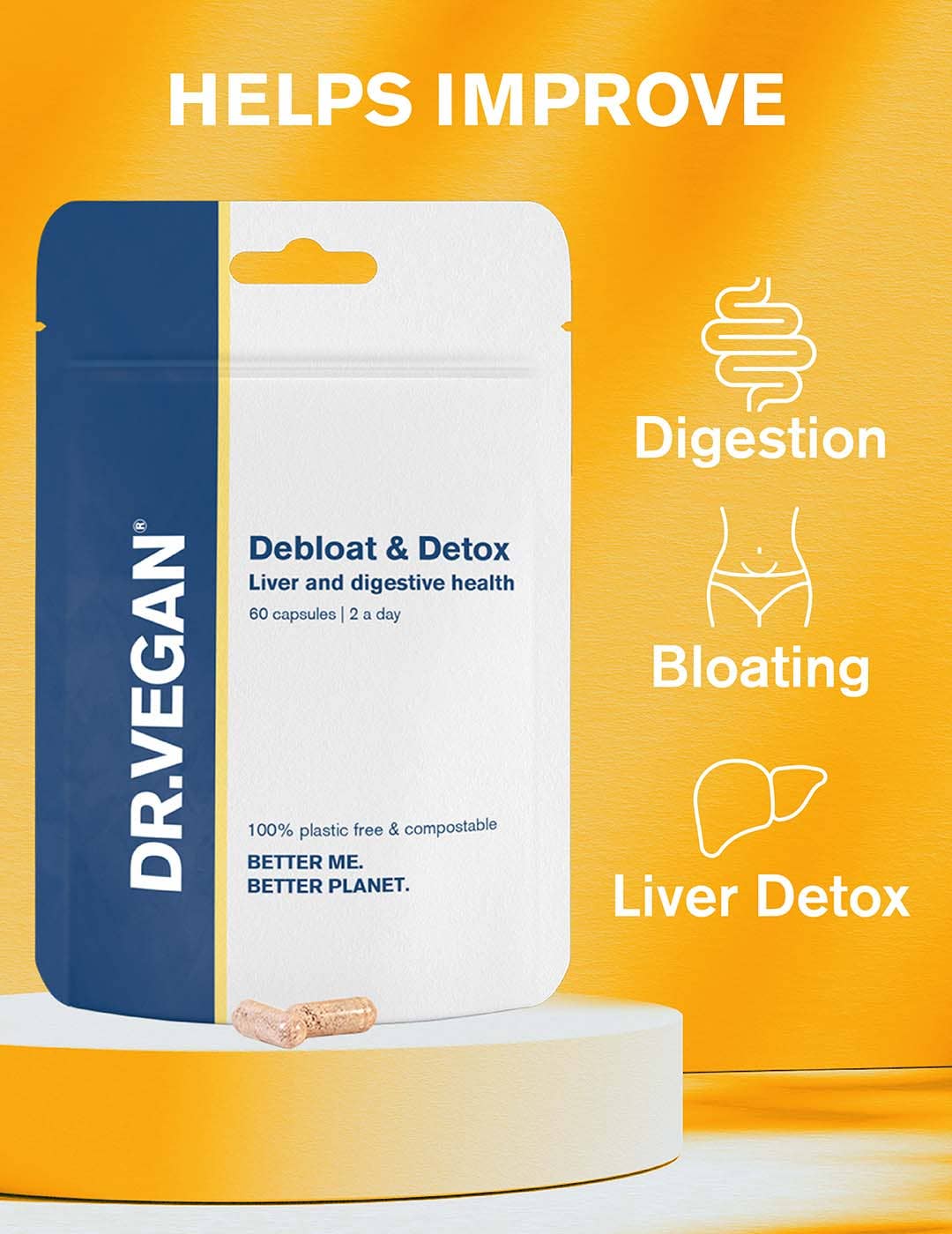 Debloat & Detox | 60 Capsules | Liver Detox | Milk Thistle