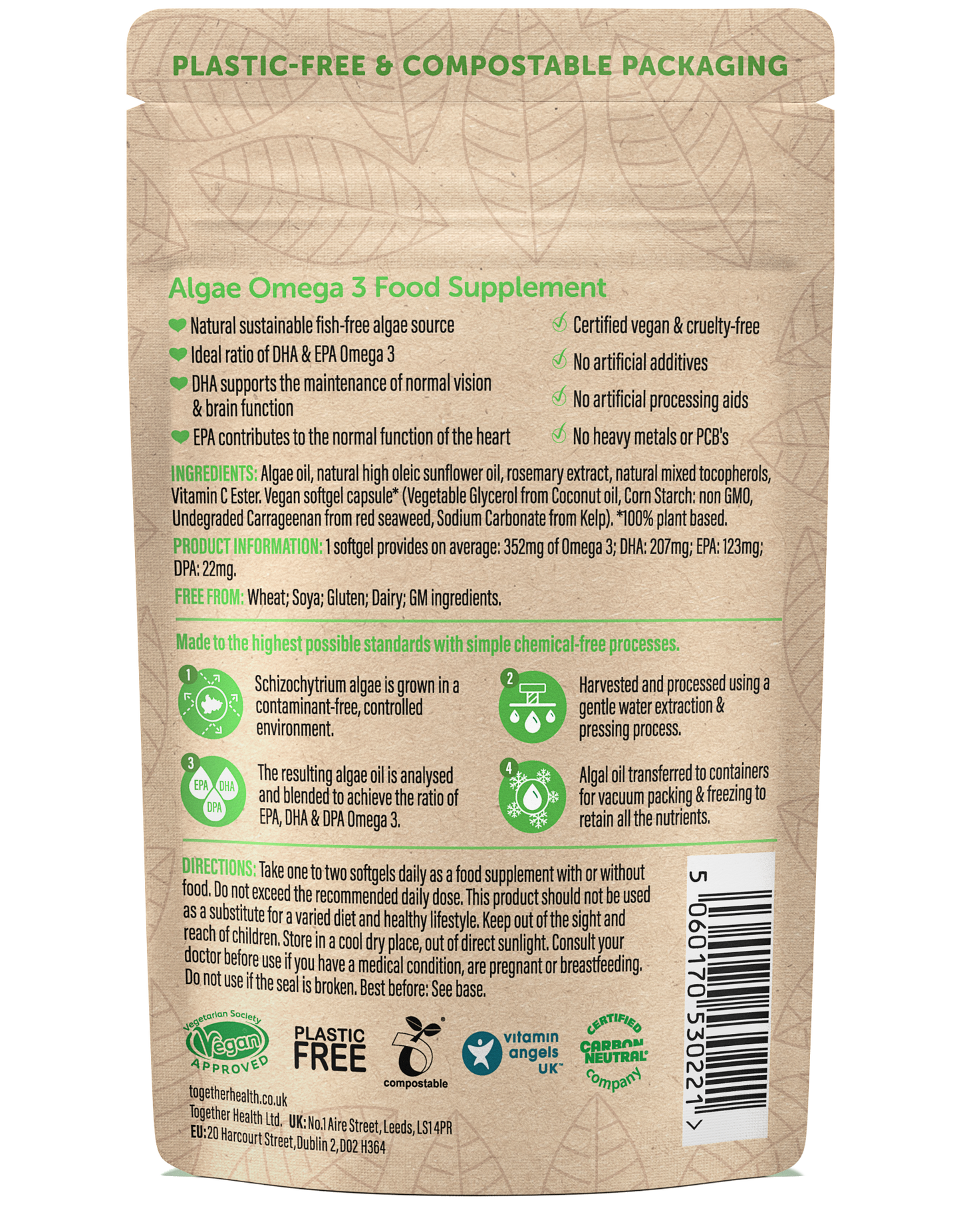 Omega 3 – Vegan Omega 3 - Together Health– 30 Softgels