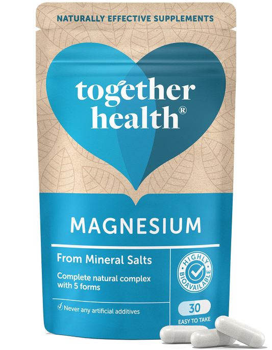 Magnesium Supplement - 5 Natural Forms - Together Health – 30 Capsules