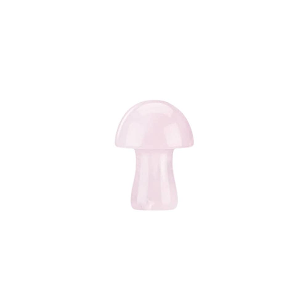 Crystal Mushroom, 2cm: Rose Quartz