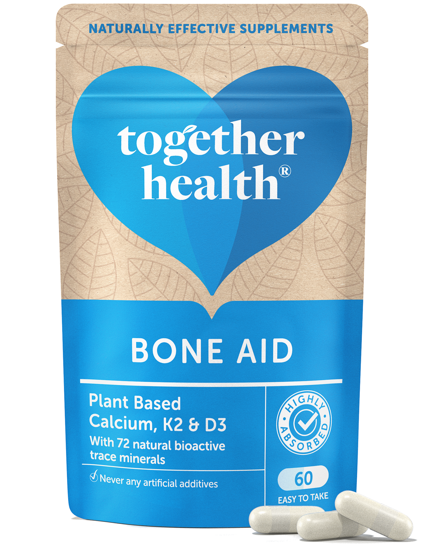 Bone Aid – Bone Vitamins – Together Health -  60 Capsules